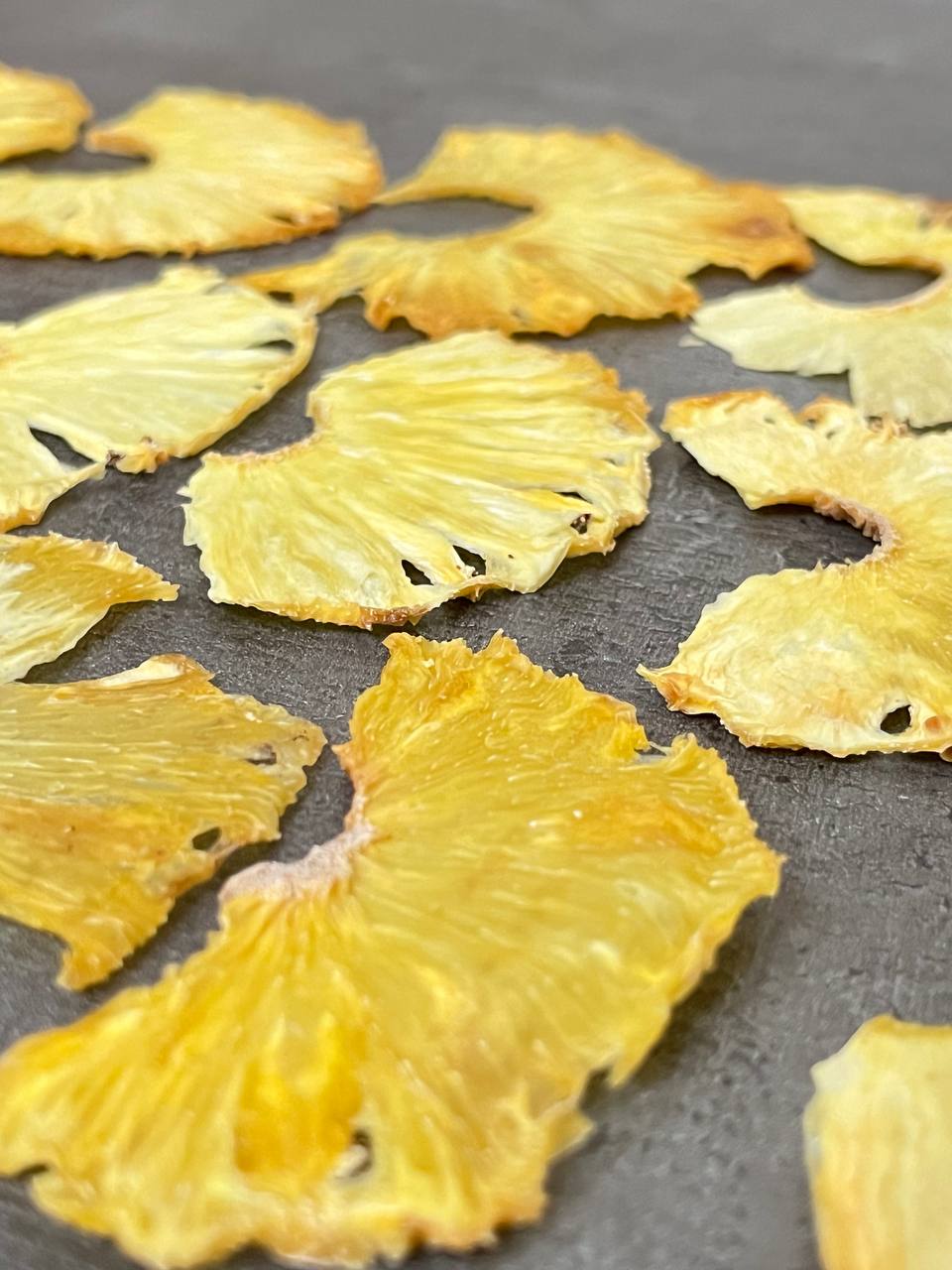 Dried Organic Pineapple Half Slices, 100% Natural, No Sugar Added