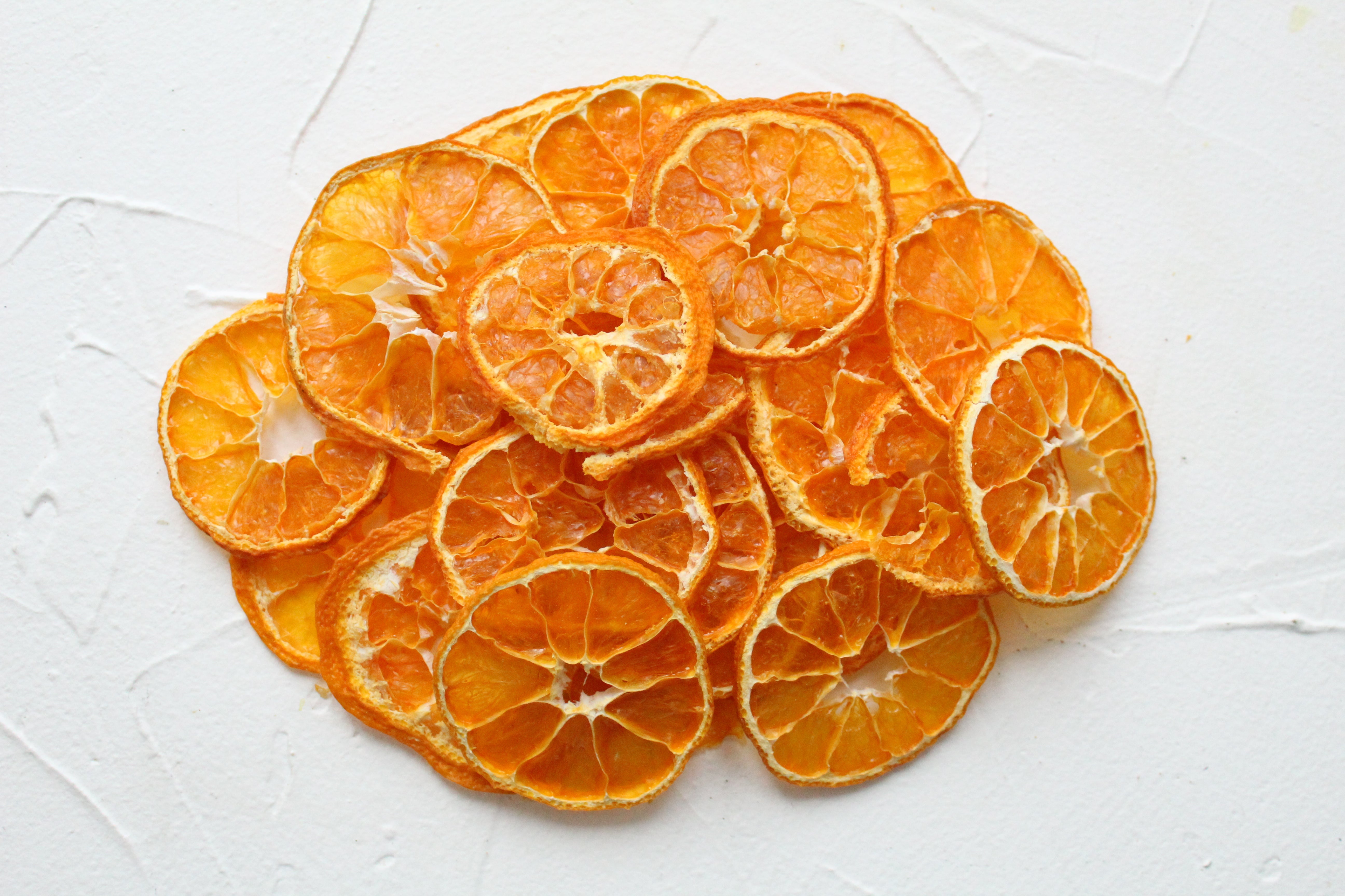 Dried Organic Tangerine Slices, 100% Natural, No Sugar Added