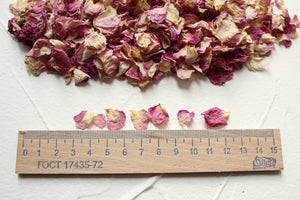 Pink rose petals, High Quality, Natural, Organic, Biodegraddable, Wedding, Craft, Edible, Confetti, Wedding toss, Wedding confetti, OZ