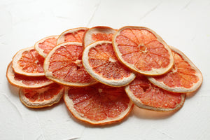 10 pcs of Dried Organic Homemade Grapefruit Slices, Air Dried, No Preservatives, Colors and Artificial Additives