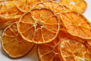 50 Dried fruits. 10 pcs of Each Dried Organic Homemade Grapefruit , Lime, Lemon, Tangerine (Mandarin) and Orange Slices