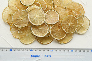 10 pcs of Dried Organic Homemade Lime Slices